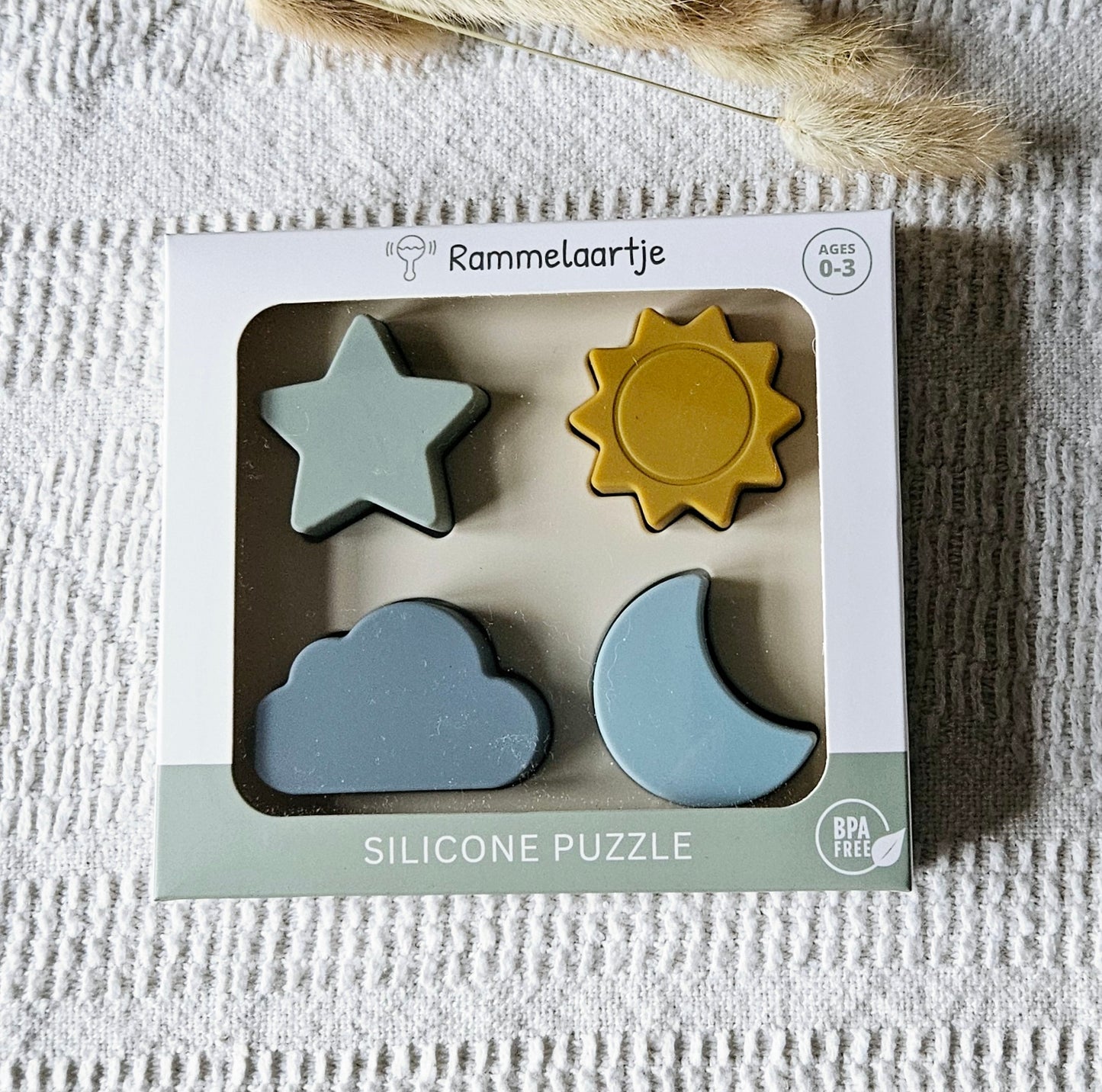 Siliconen Puzzel figuurtjes - Zon
