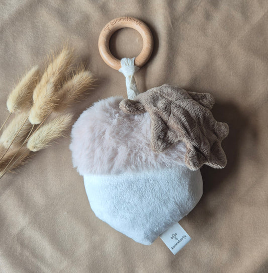 Schattige Zachte Pluche Rammelaar Eikel Herfst voor Baby's