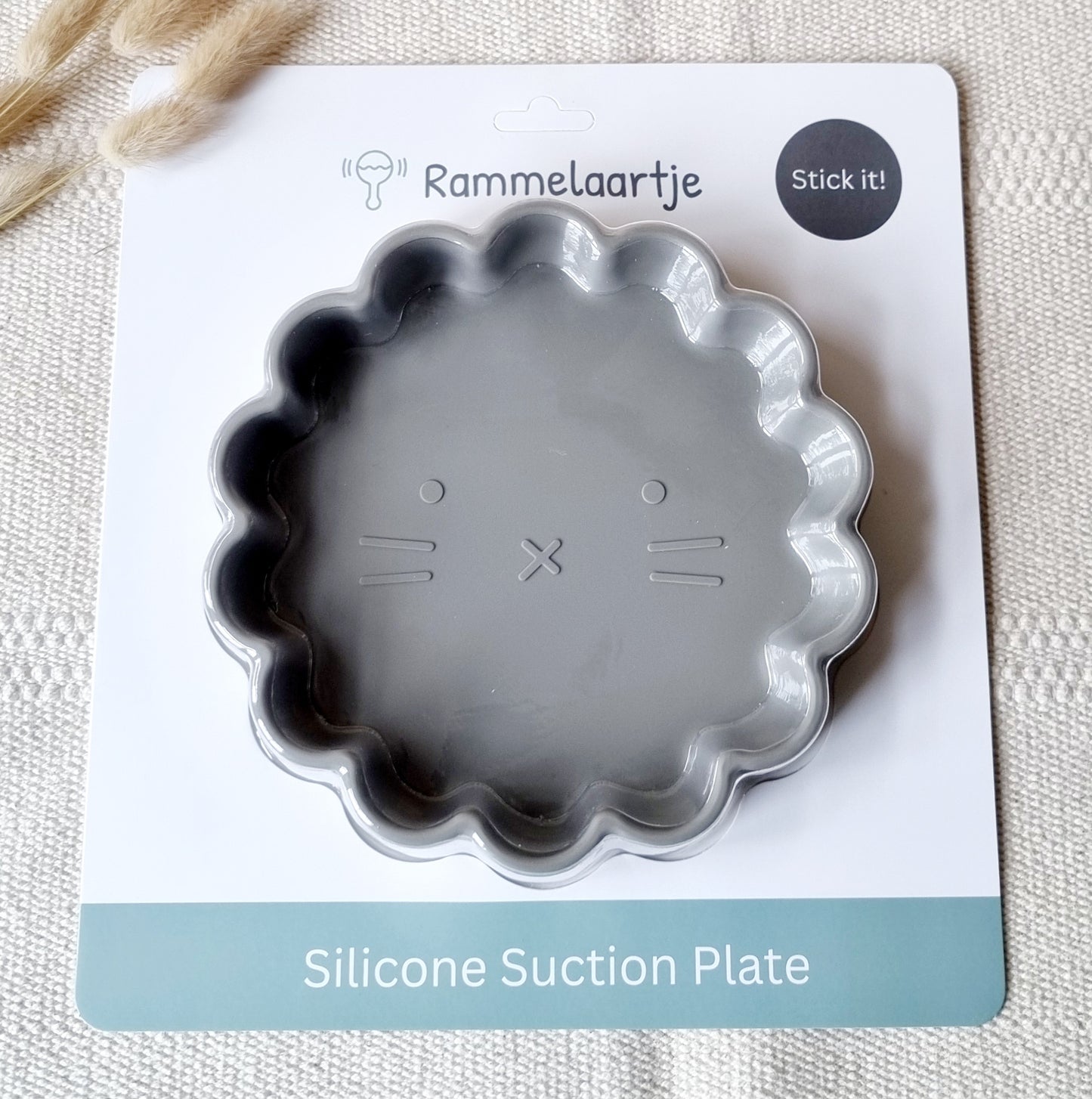 Siliconen Bordje Leeuw - Salie