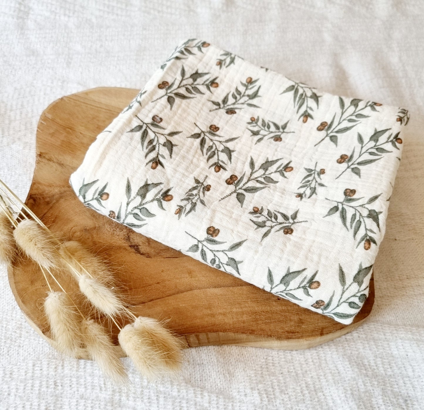 Hydrofiele doek 80x60cm - Floral Beige