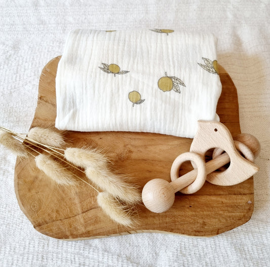 Hydrofiele doek 80x60cm - Citroenen