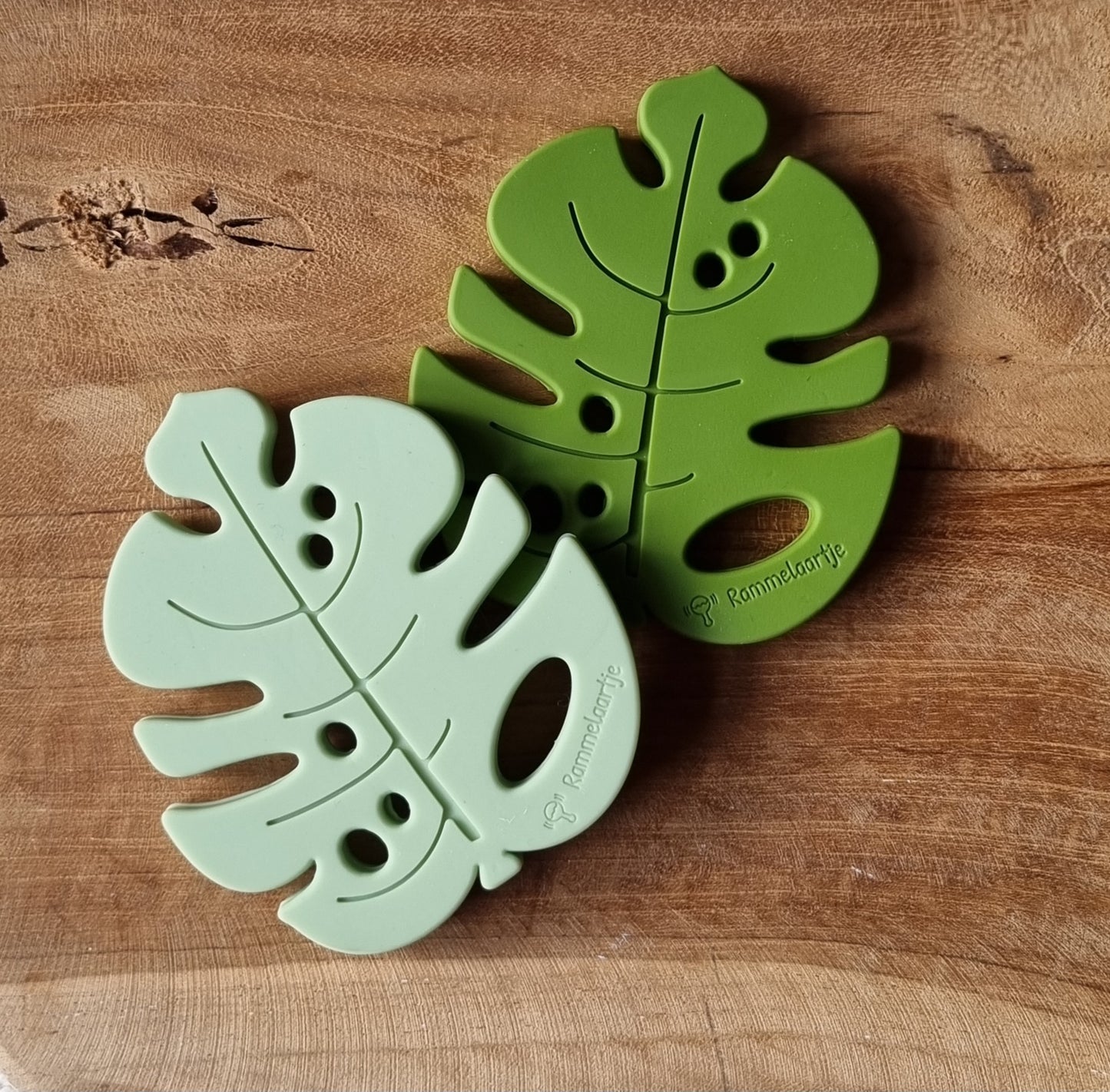 Bijtring Monstera - Donkergroen