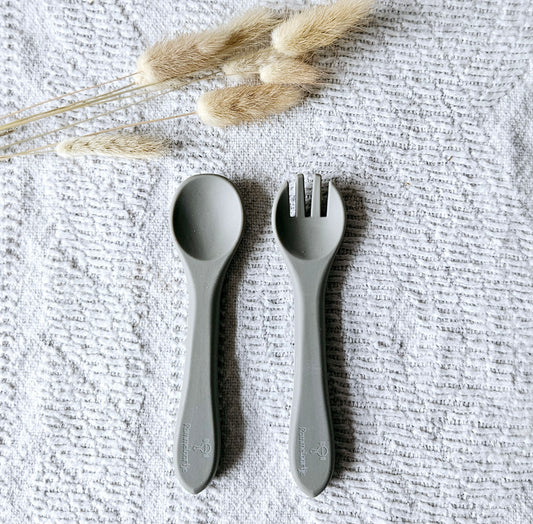 Siliconen Lepel en Vork - Salie