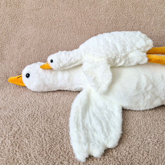 Gilly Goose Grote Knuffel – XXL Knuffelgans 90 cm | Zachte Babyknuffel