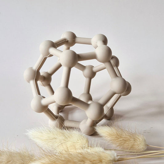 Siliconen flexibele motoriek bal met bollen - Zand