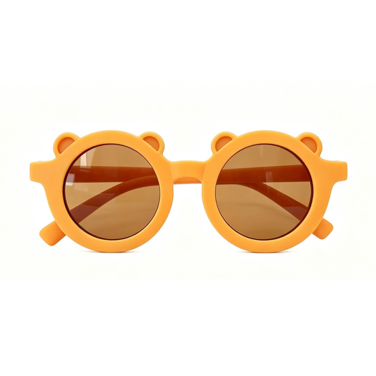 Baby- en kinder zonnebril UV400 beer - Geel
