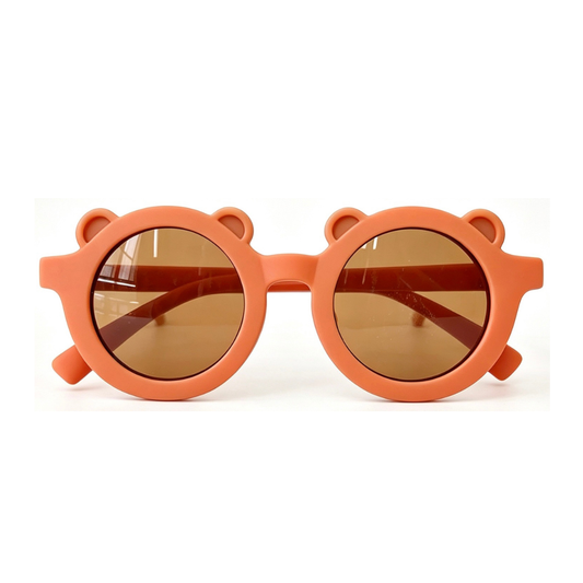 Baby- en kinder zonnebril UV400 beer - Roest