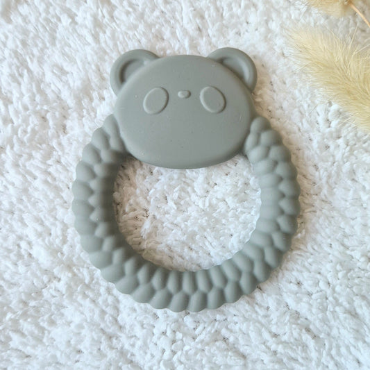 Siliconen Bijtring Pandabeer Salie