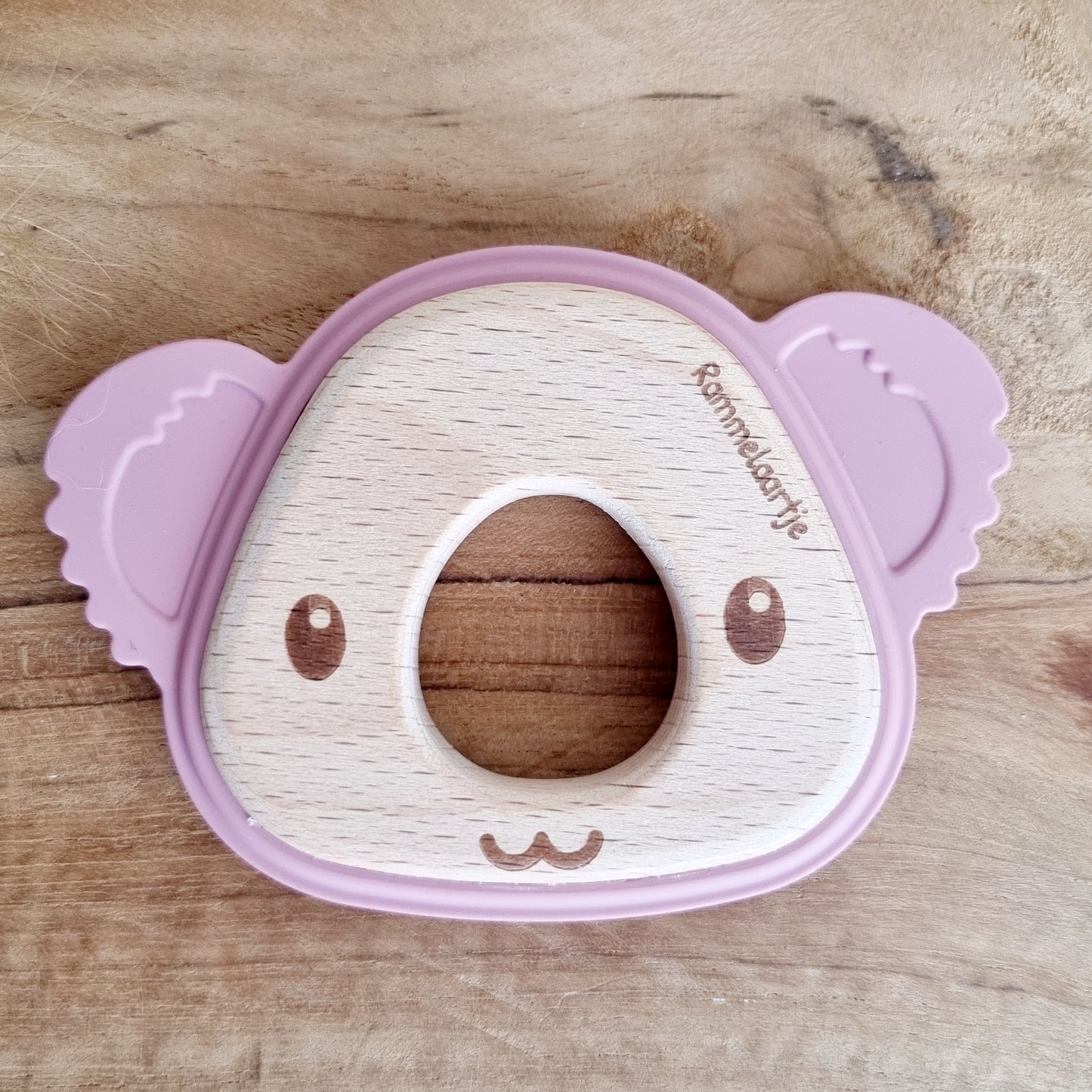 Bijtring Koala- Poederroze