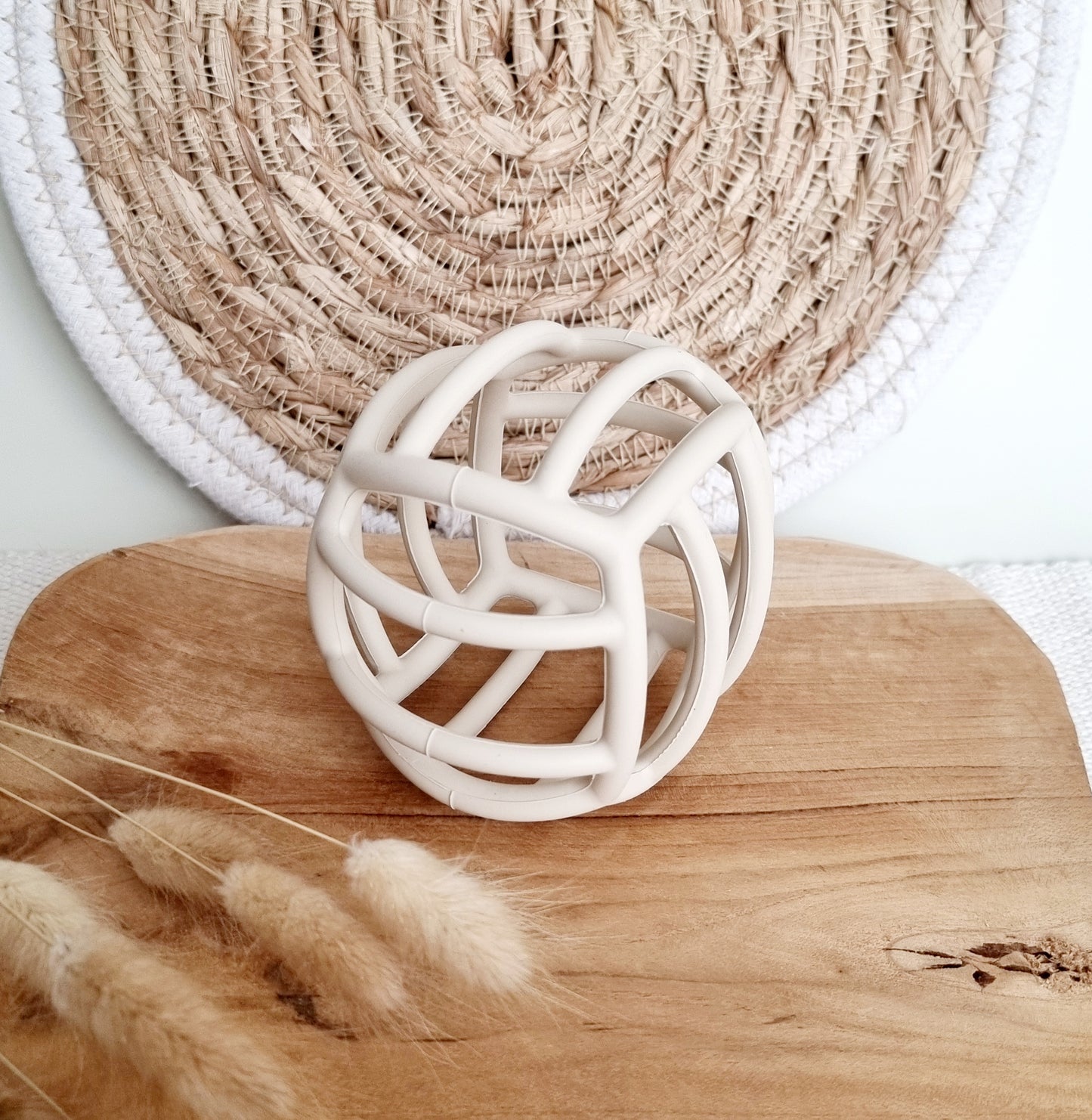 Siliconen flexibele motoriek bal - Beige