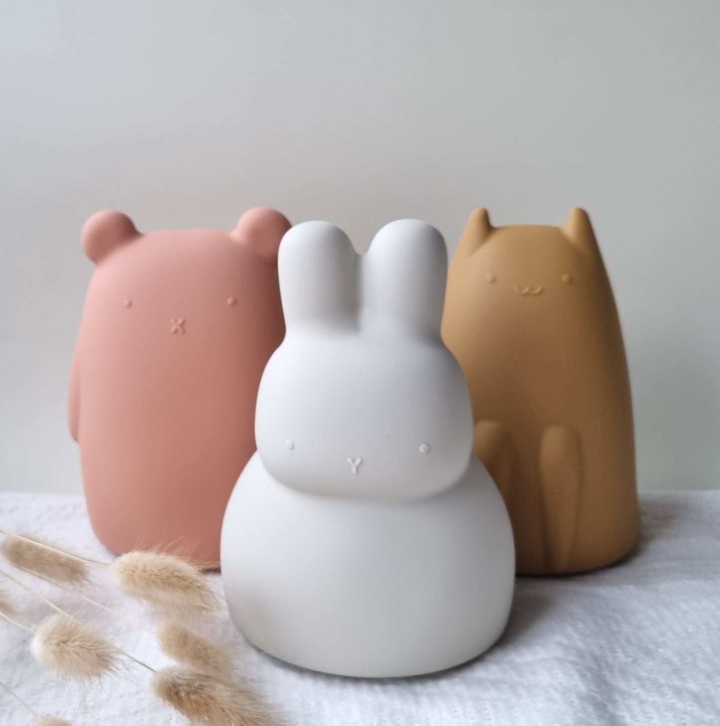 Siliconen flexibele spaarpot - Kat Okergeel