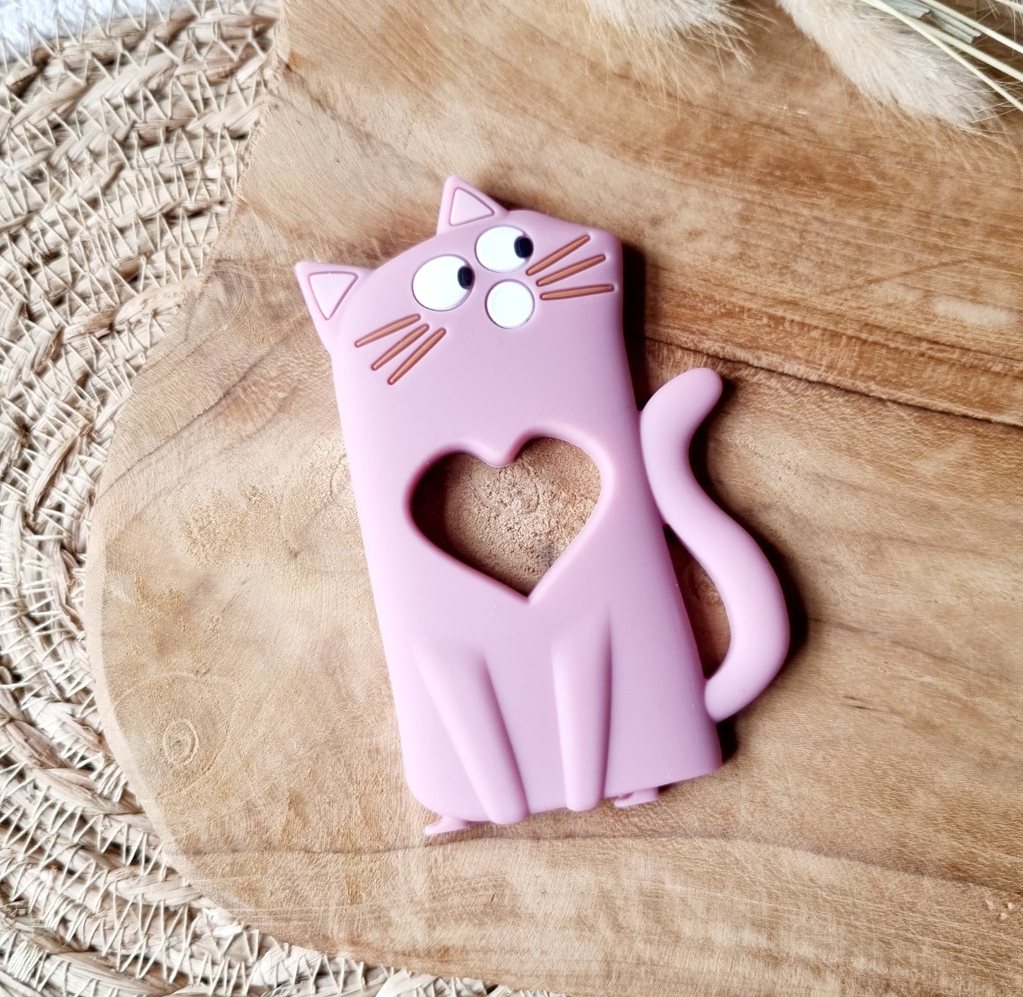 Bijtring Kat - Roze