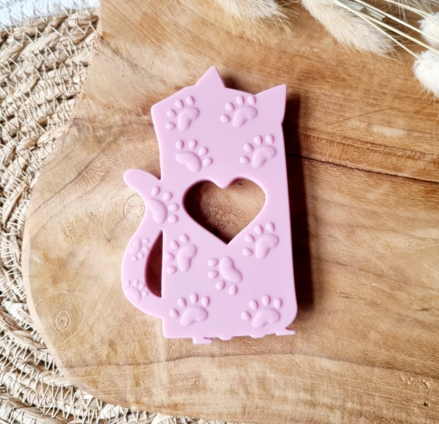 Bijtring Kat - Roze