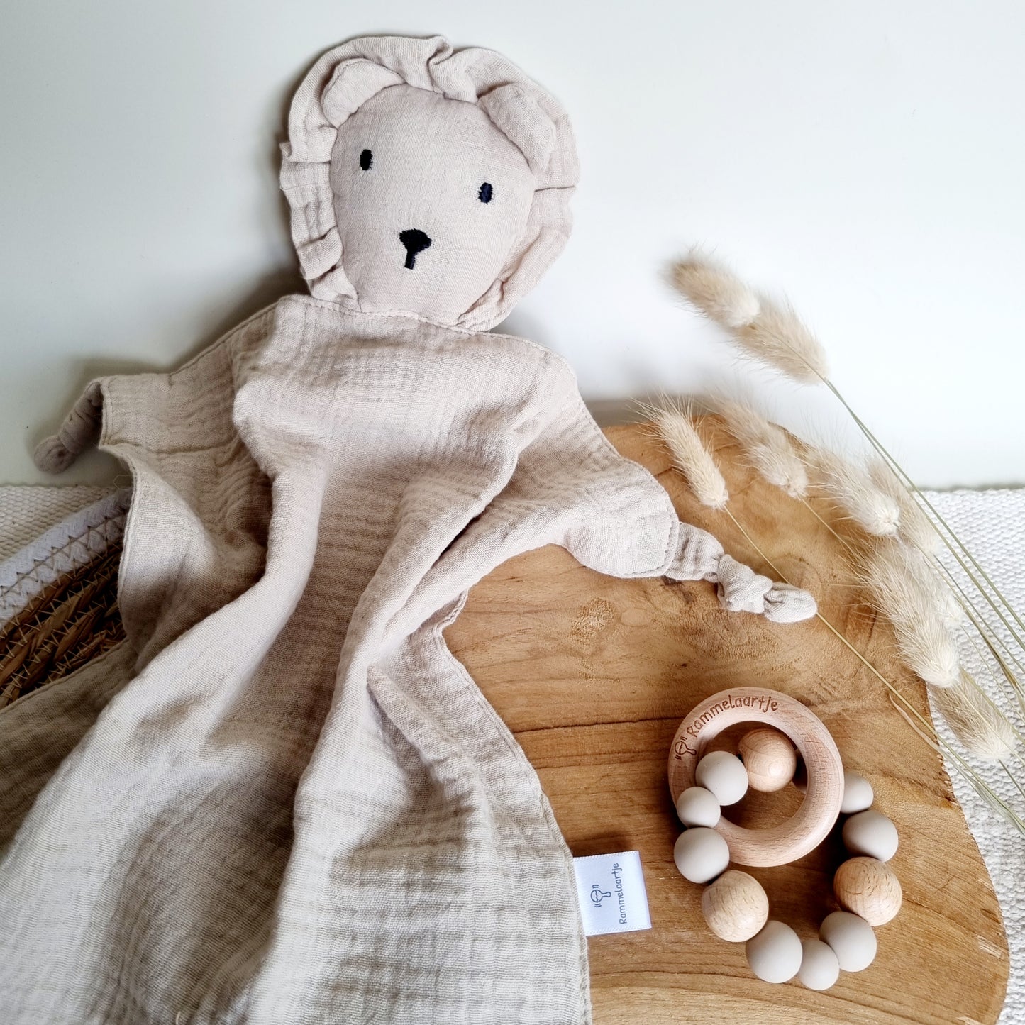 Hydrofiele knuffel Leeuw - Beige
