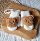 Beige Baby Wanten Met Teddy Beertje
