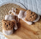 Zand Baby Wanten Met Teddy Beertje