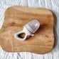 Fruit Feeder Fopspeen - Zand Gestippeld