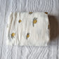 Hydrofiele doek XL - Beige met Citroenen 130x110cm