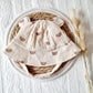 Hydrofiele zonnehoed voor baby - Beige met Regenboog