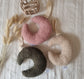 Speenkoord opgevulde Teddystof Maan - Beige