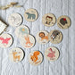 Set 12 houten puzzels in canvas zak - Dieren