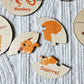 Set 12 houten puzzels in canvas zak - Dieren
