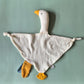 Zachte Hydrofiele Knuffel Gans voor Baby's - Wit