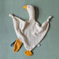 Zachte Hydrofiele Knuffel Gans voor Baby's - Wit
