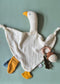 Zachte Hydrofiele Knuffel Gans voor Baby's - Wit