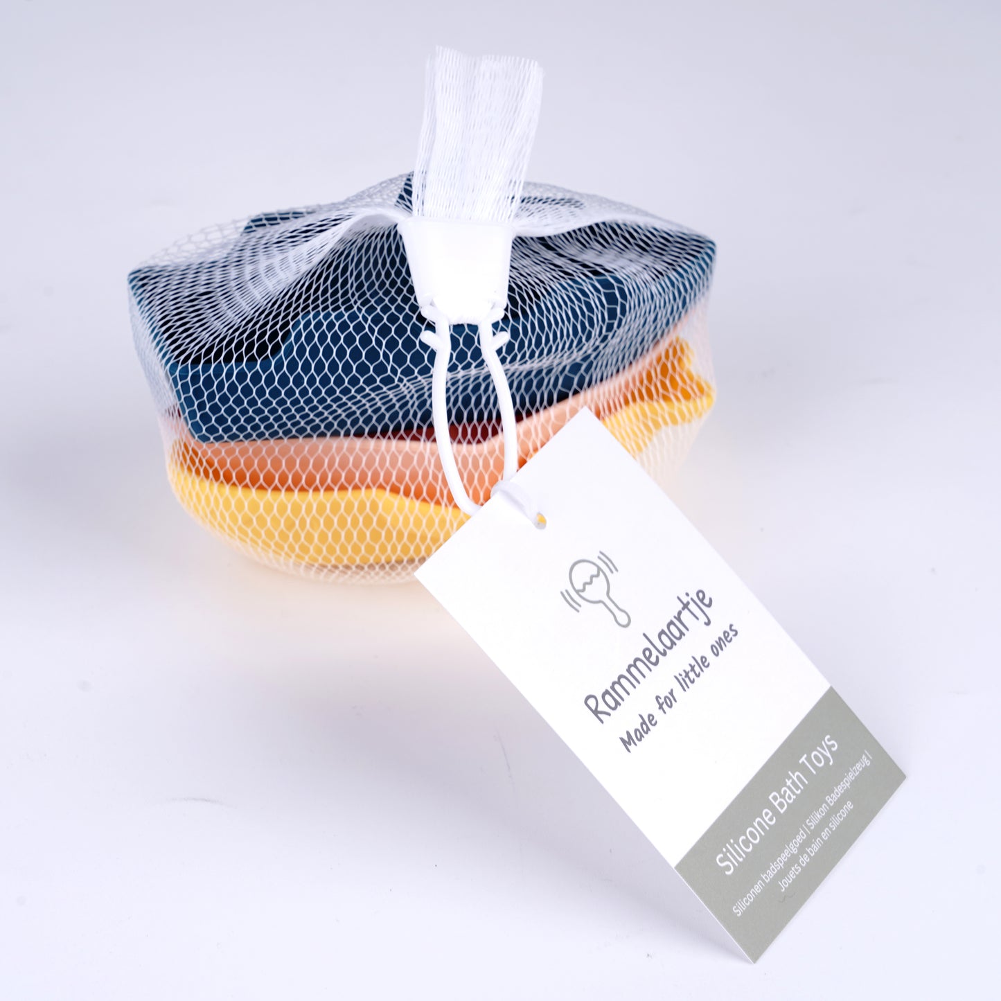 Siliconen Badspeelgoed Bootjes – Set van 3