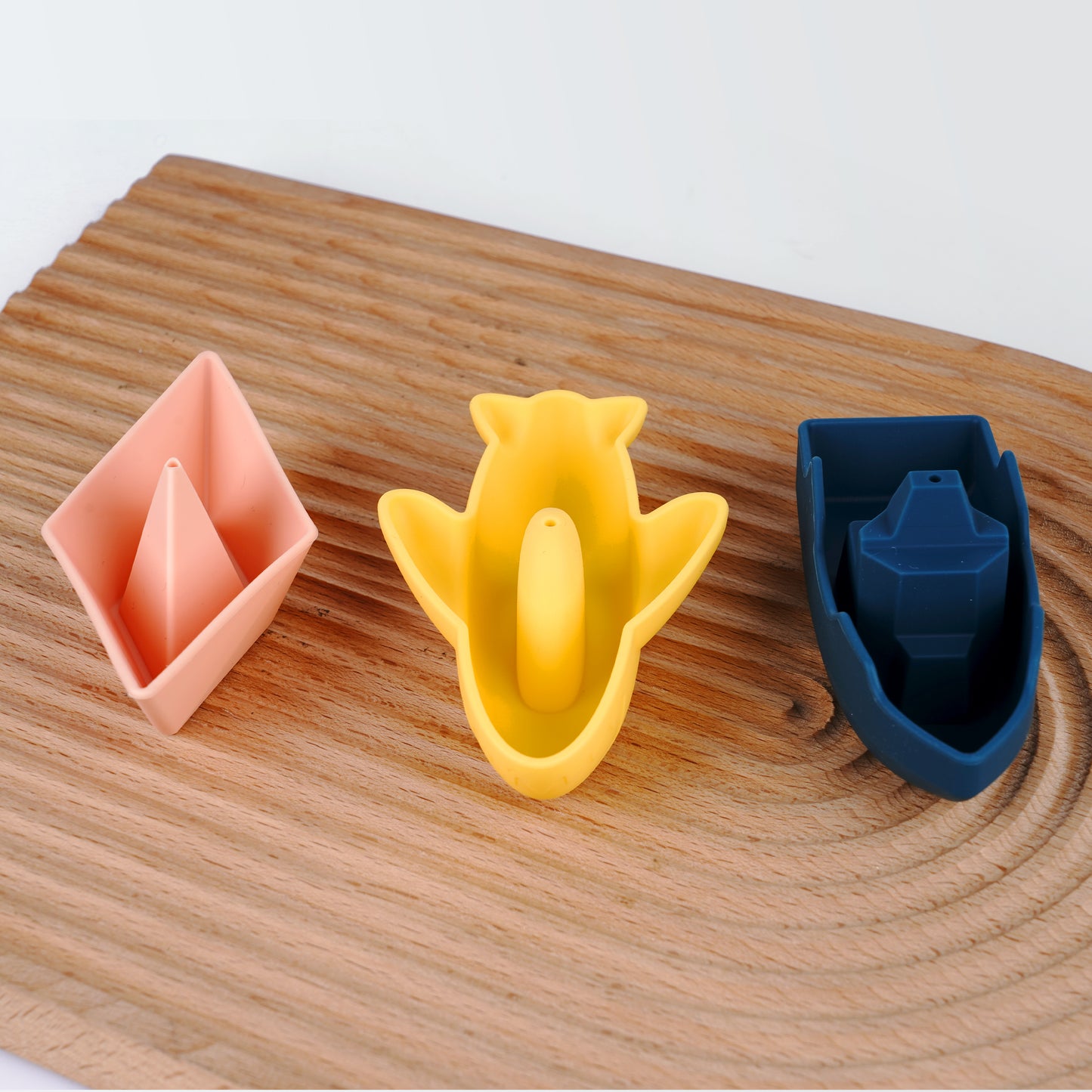 Siliconen Badspeelgoed Bootjes – Set van 3