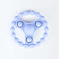 Siliconen Bijtring met Pop-it - Lichtblauw