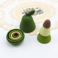 Siliconen Matroesjka Avocado Stapelspeelgoed