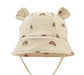 Hydrofiele zonnehoed voor baby - Beige met Regenboog