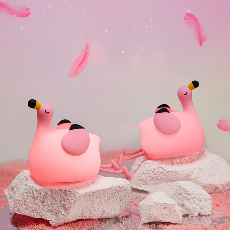 Nachtlampje Flamingo met 3 standen en 30 minuten timer