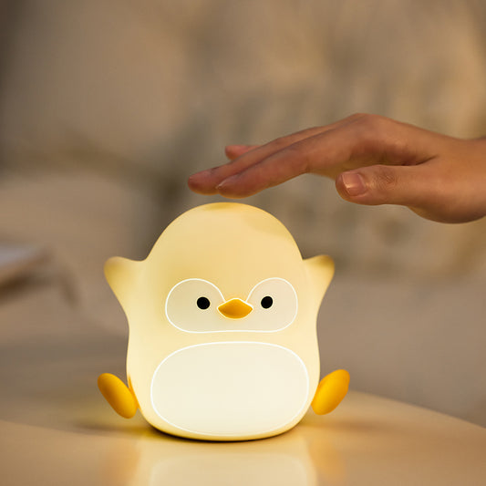Nachtlampje Pinguïn met 3 standen en 30 minuten timer