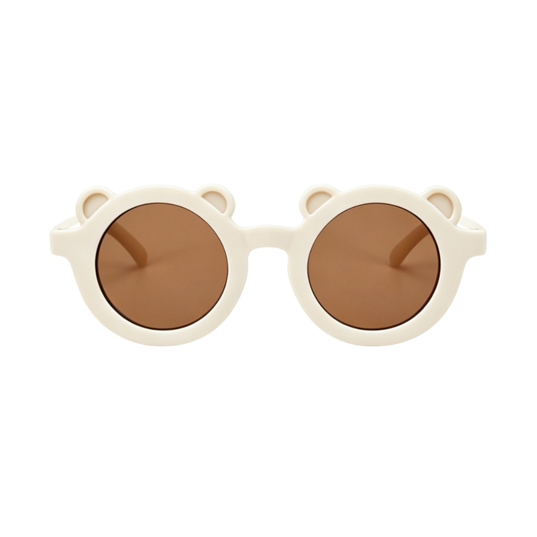Baby- en kinder zonnebril UV400 beer - Beige