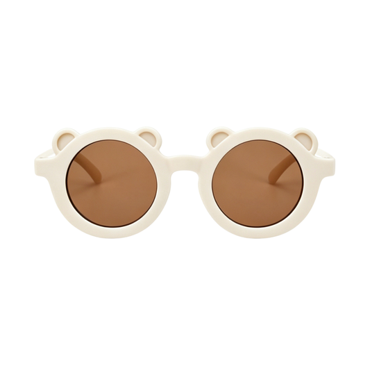 Baby- en kinder zonnebril UV400 beer - Beige