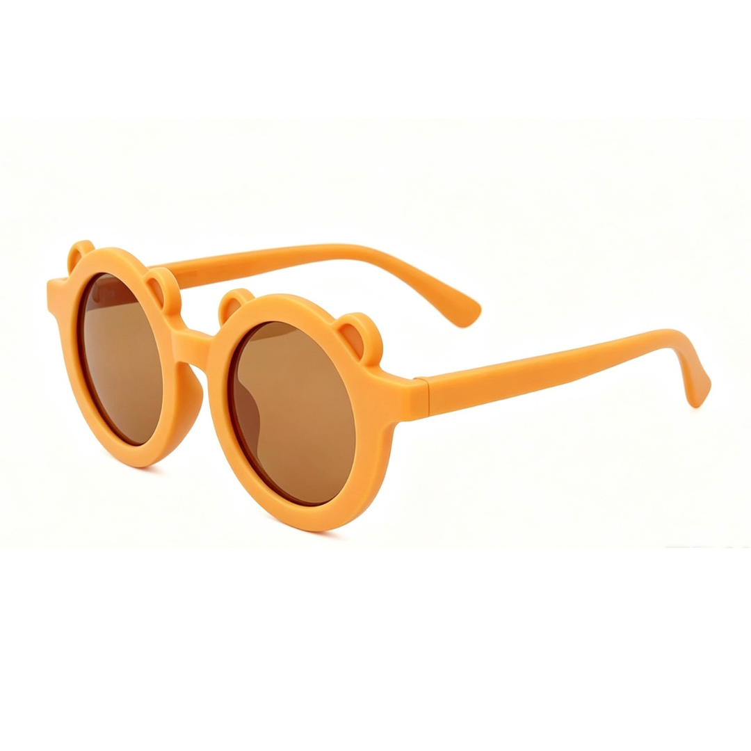 Baby- en kinder zonnebril UV400 beer - Geel