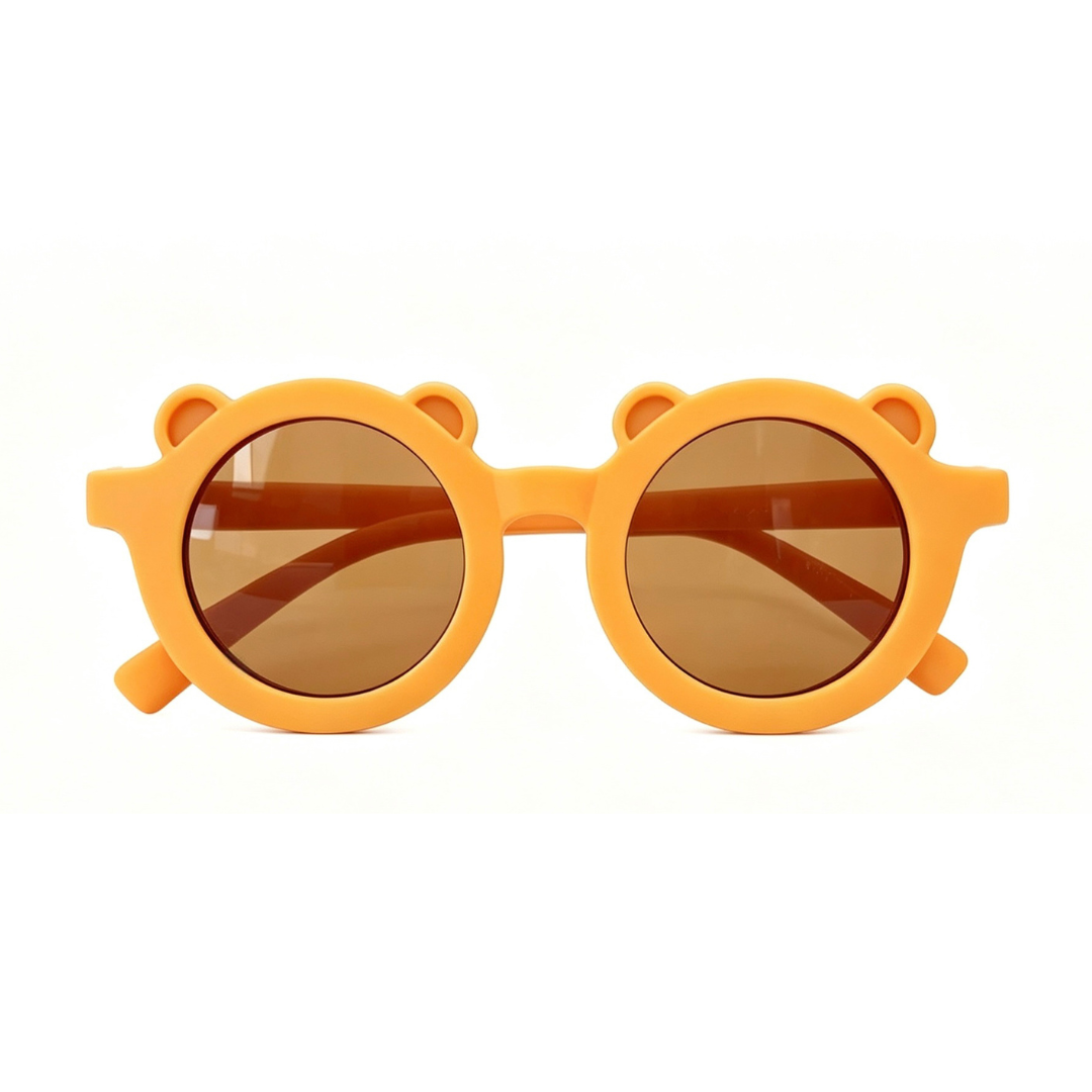Baby- en kinder zonnebril UV400 beer - Geel