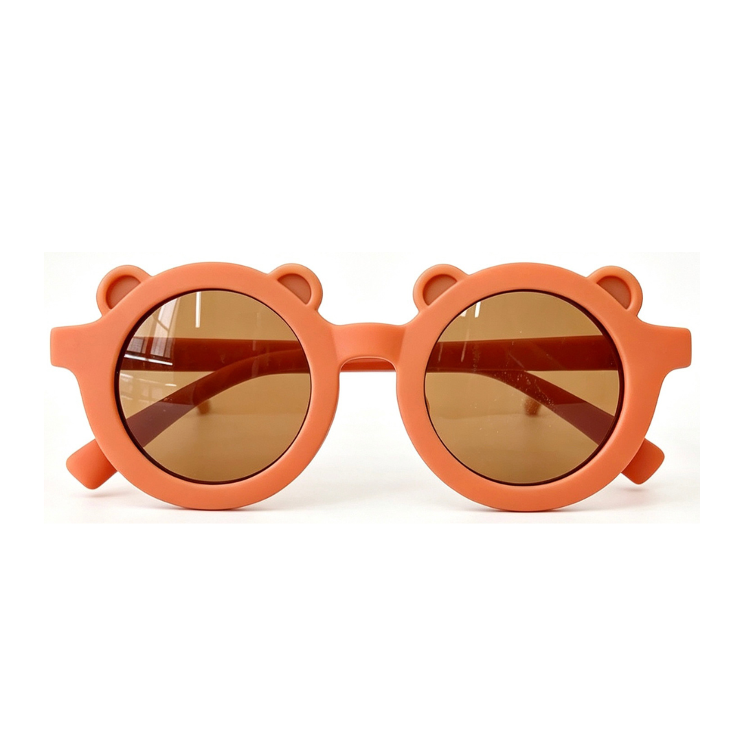 Baby- en kinder zonnebril UV400 beer - Roest