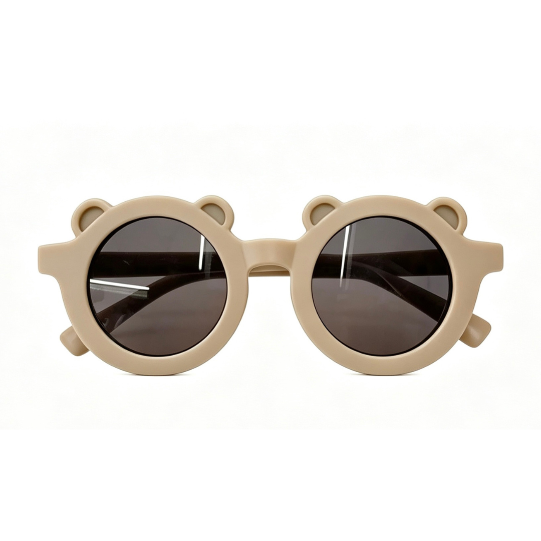 Baby- en kinder zonnebril UV400 beer - Taupe