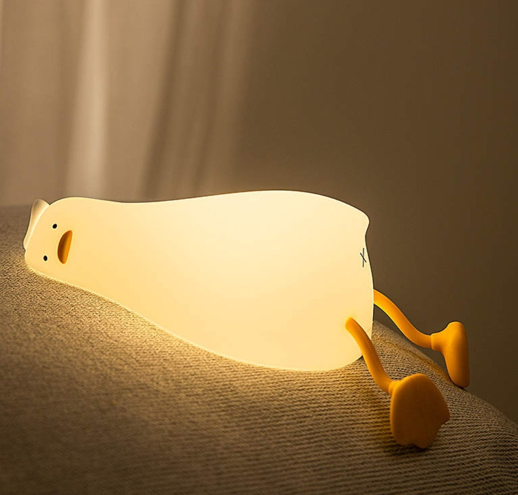 Nachtlampje Lie In Peace Duck met 3 standen en 30 minuten timer
