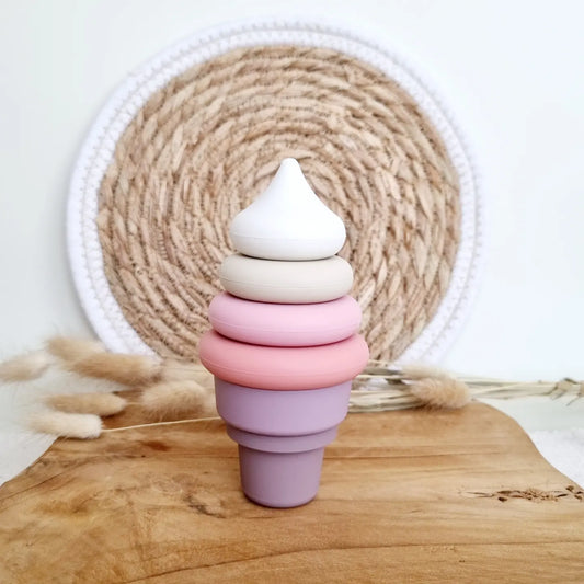Siliconen stapeltoren Icecream
