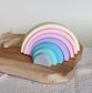 Siliconen stapeltoren regenboog - Candy