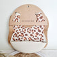 Siliconen slabber Luipaard - Beige