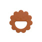 Siliconen bijtring Leeuw - Terracotta